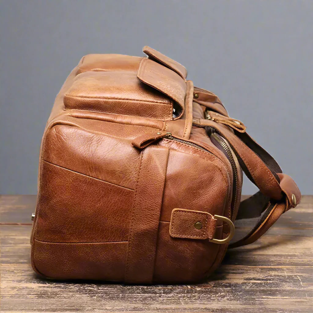 Ronan Vale™ Genuine Leather Duffle Bag - Eliza-Warszawa