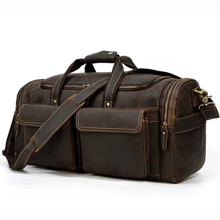 Ronan Vale™ Genuine Leather Duffle Bag - Eliza-Warszawa