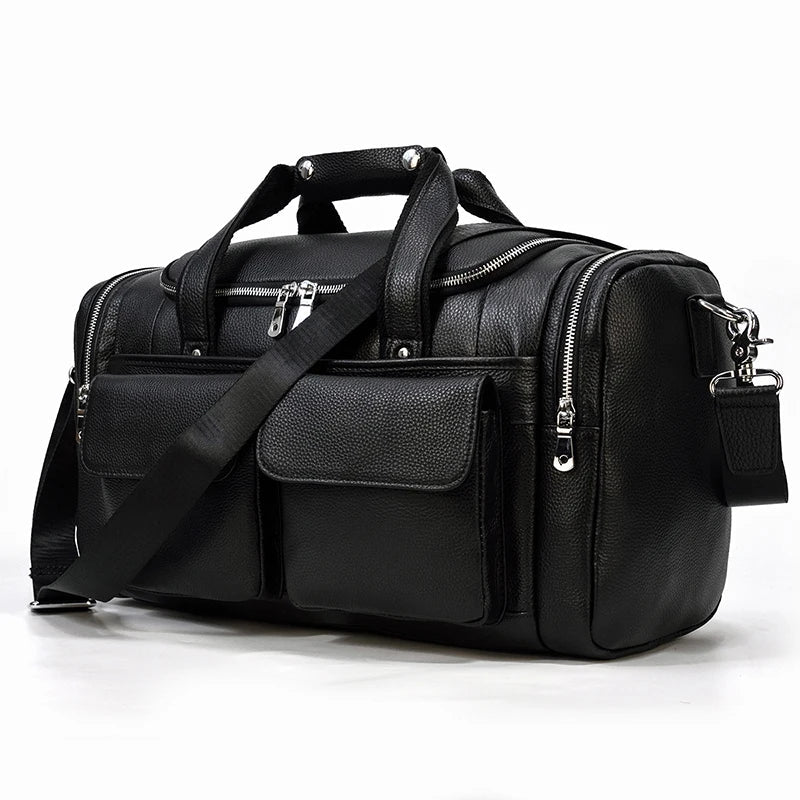 Ronan Vale™ Genuine Leather Duffle Bag - Eliza-Warszawa