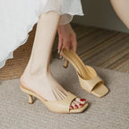 Rosalva Open Toe Mules - Eliza-Warszawa