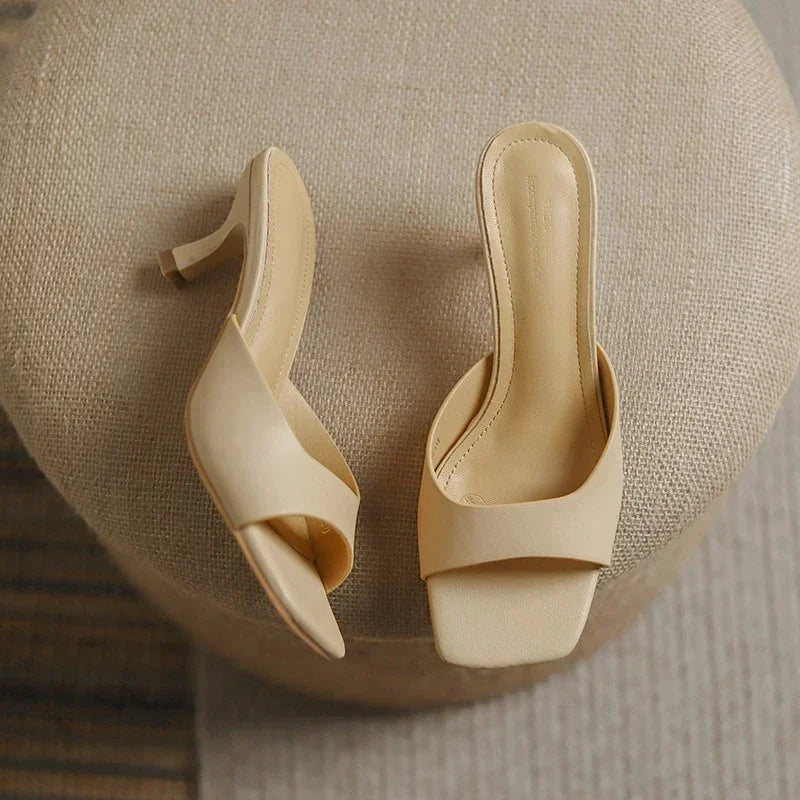 Rosalva Open Toe Mules - Eliza-Warszawa