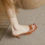 Rosalva Open Toe Mules - Eliza-Warszawa