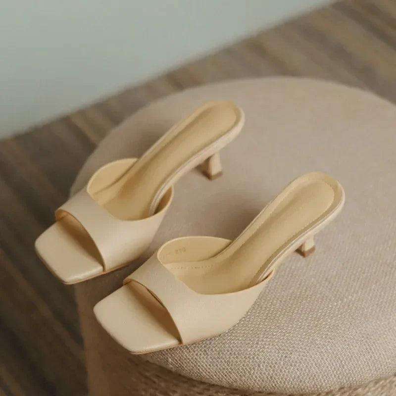Rosalva Open Toe Mules - Eliza-Warszawa