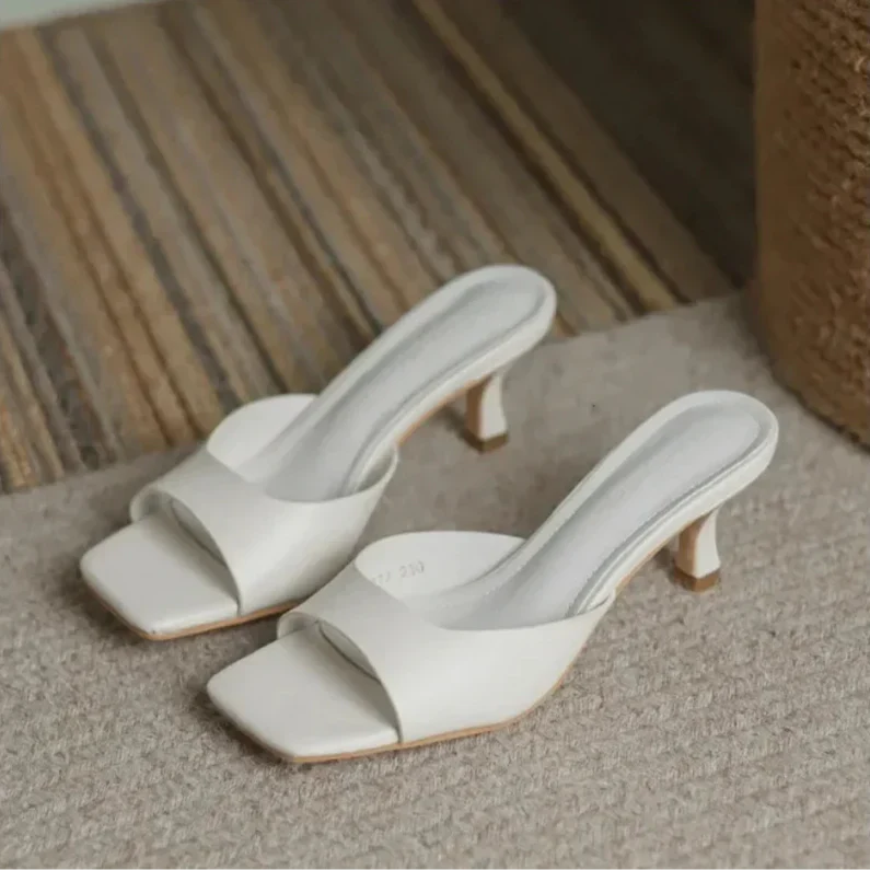 Rosalva Open Toe Mules - Eliza-Warszawa