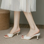 Rosalva Open Toe Mules - Eliza-Warszawa