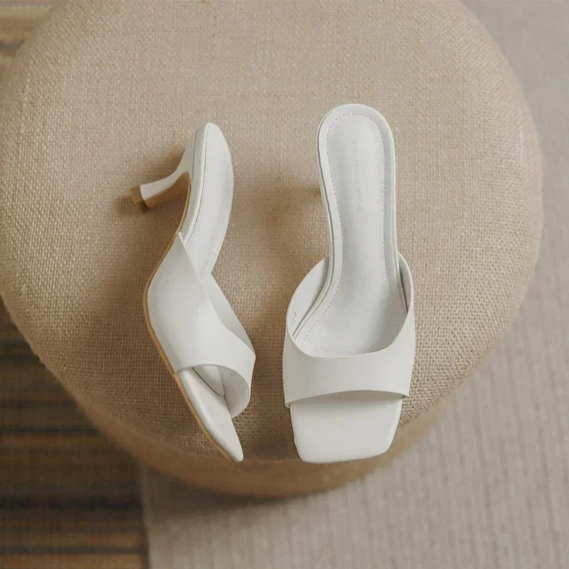 Rosalva Open Toe Mules - Eliza-Warszawa