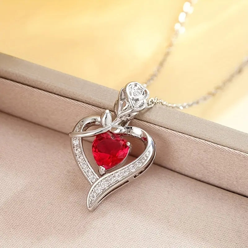 Rosira Emberveil Necklace | White Gold - Eliza-Warszawa