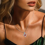 Rosira Emberveil Necklace | White Gold - Eliza-Warszawa