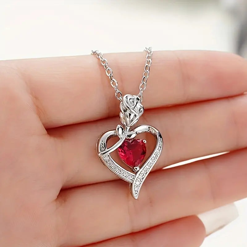 Rosira Emberveil Necklace | White Gold - Eliza-Warszawa