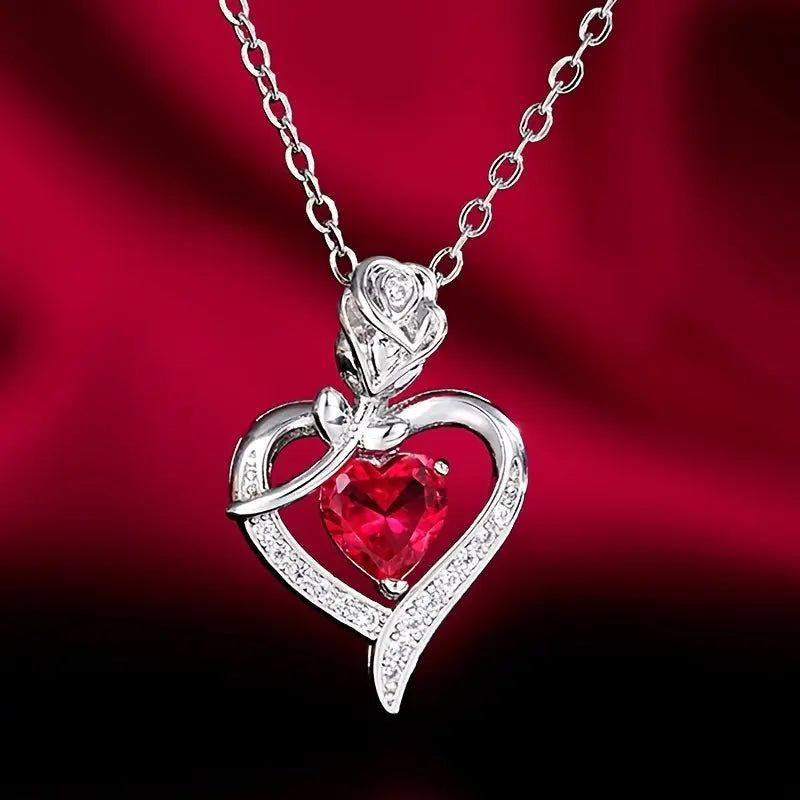 Rosira Emberveil Necklace | White Gold - Eliza-Warszawa