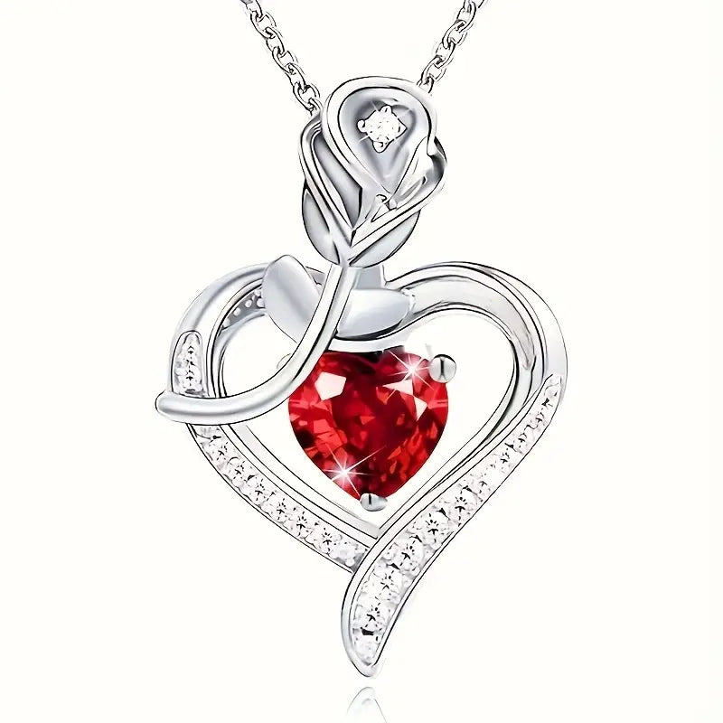 Rosira Emberveil Necklace | White Gold - Eliza-Warszawa
