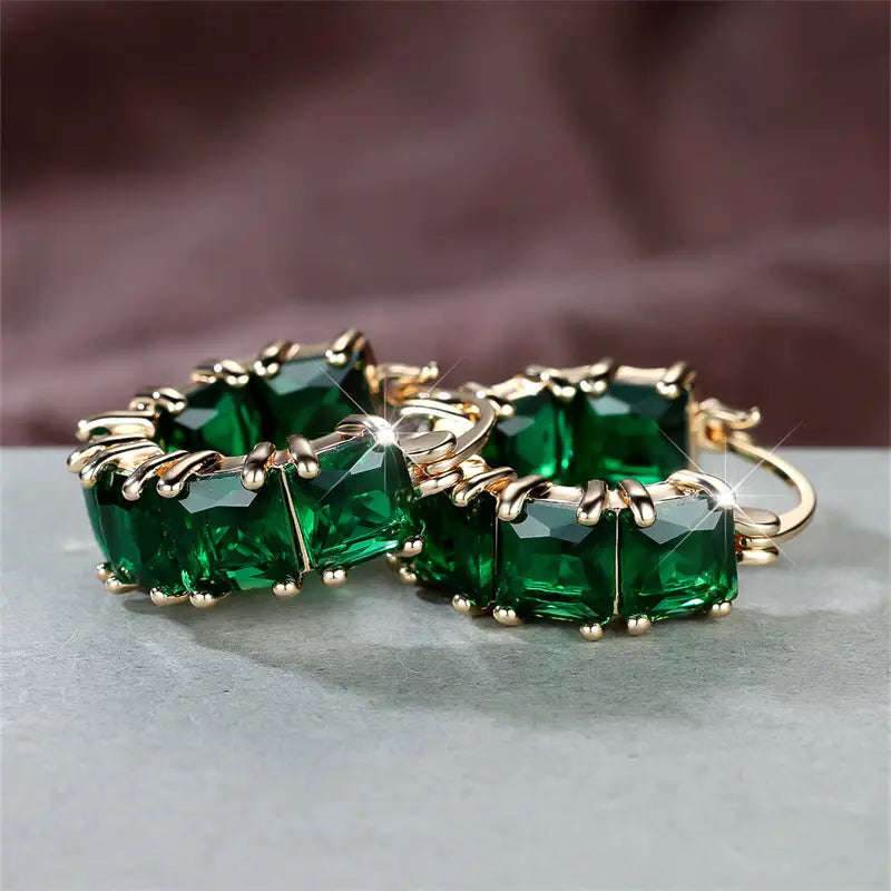 Rowena Emeris Earrings | Gold - Eliza-Warszawa