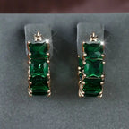 Rowena Emeris Earrings | Gold - Eliza-Warszawa