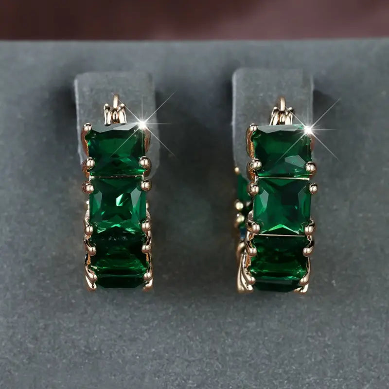 Rowena Emeris Earrings | Gold - Eliza-Warszawa