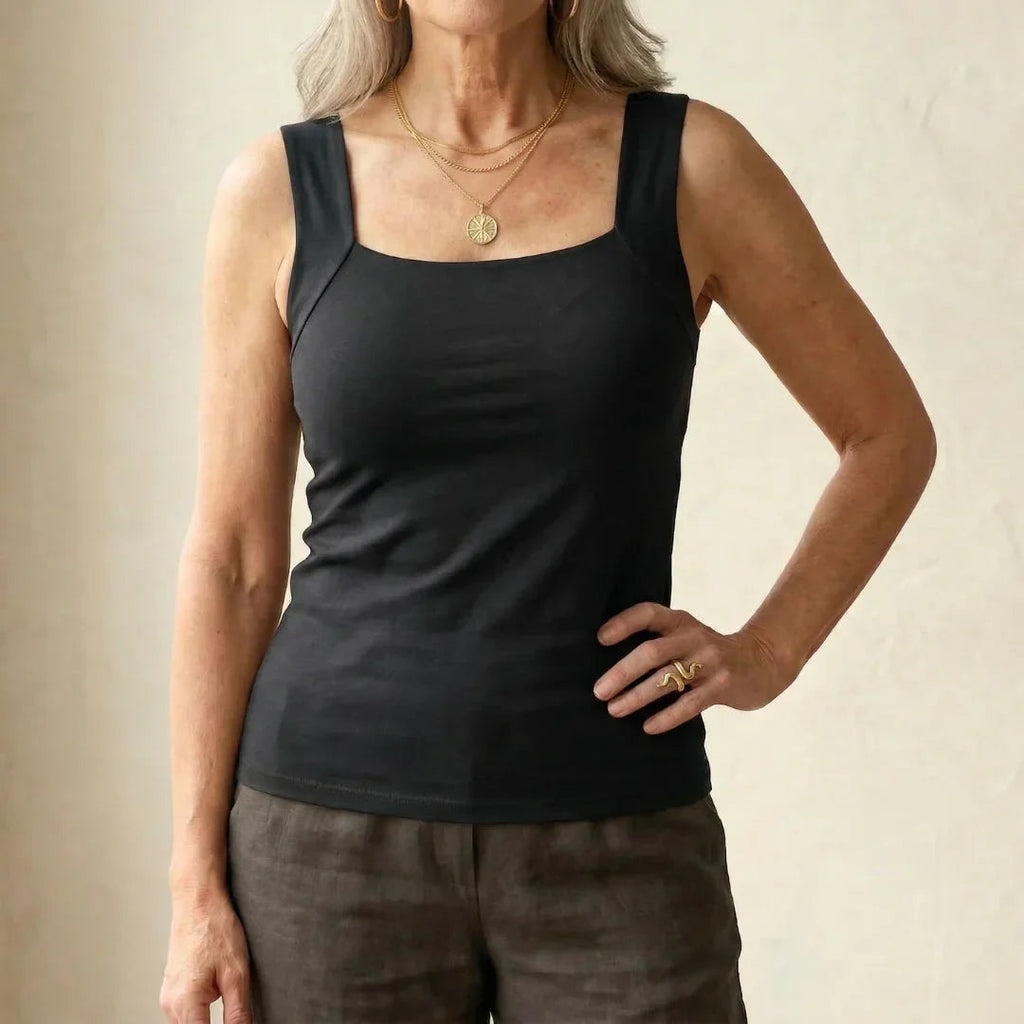 Roxanne | Built In Comfort Bra Tanktop - Eliza-Warszawa