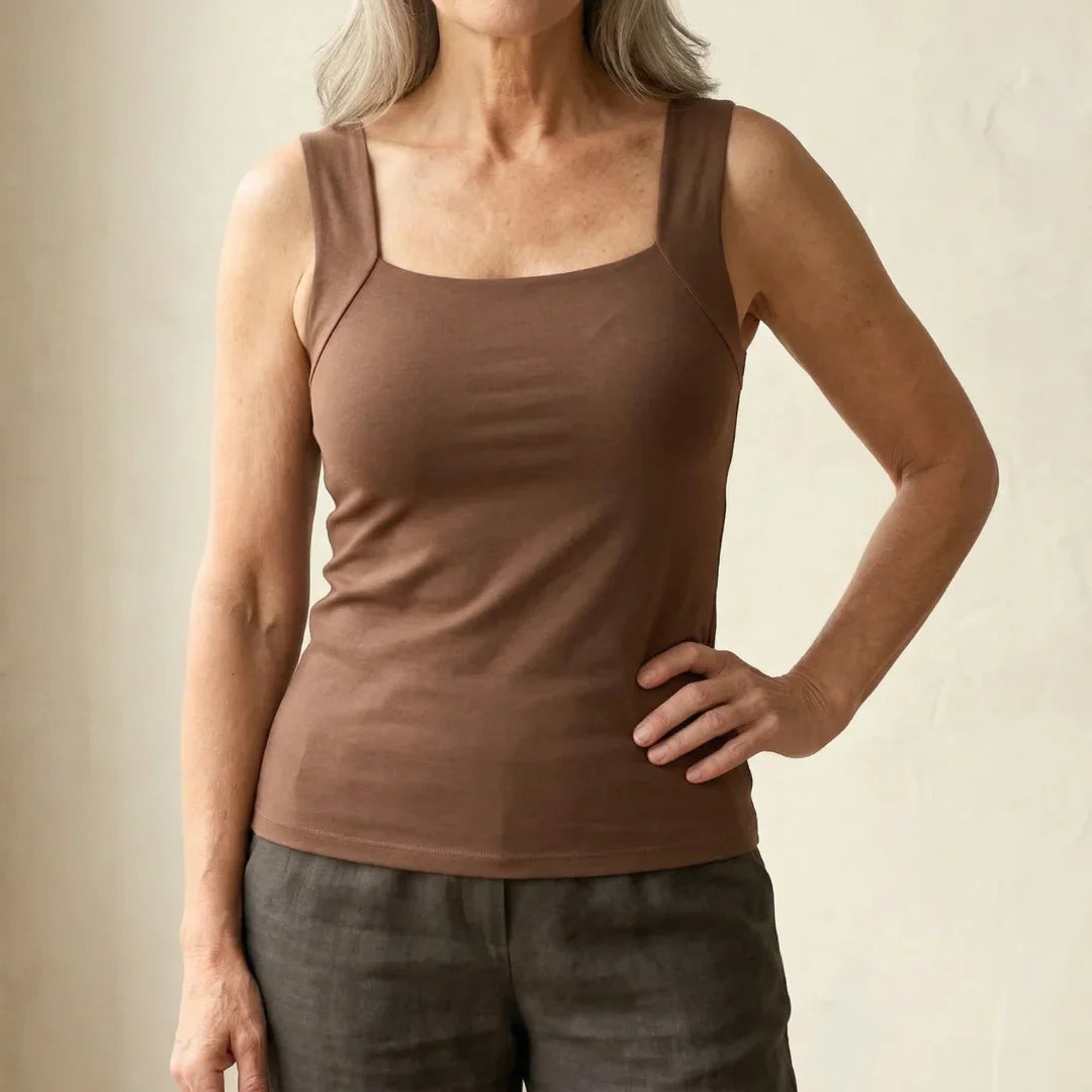Roxanne | Built In Comfort Bra Tanktop - Eliza-Warszawa