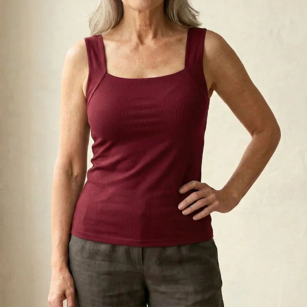 Roxanne | Built In Comfort Bra Tanktop - Eliza-Warszawa