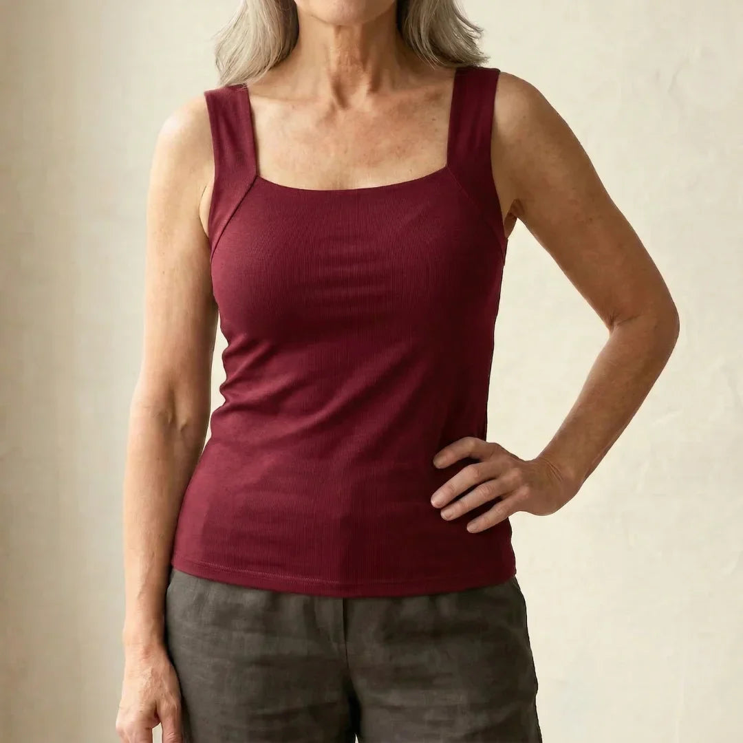 Roxanne | Built In Comfort Bra Tanktop - Eliza-Warszawa