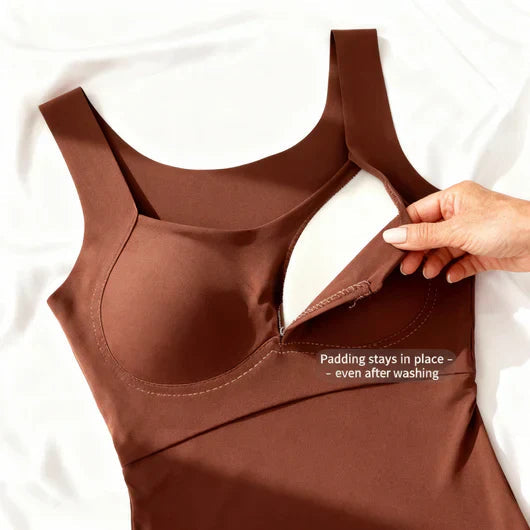Roxanne | Built In Comfort Bra Tanktop - Eliza-Warszawa