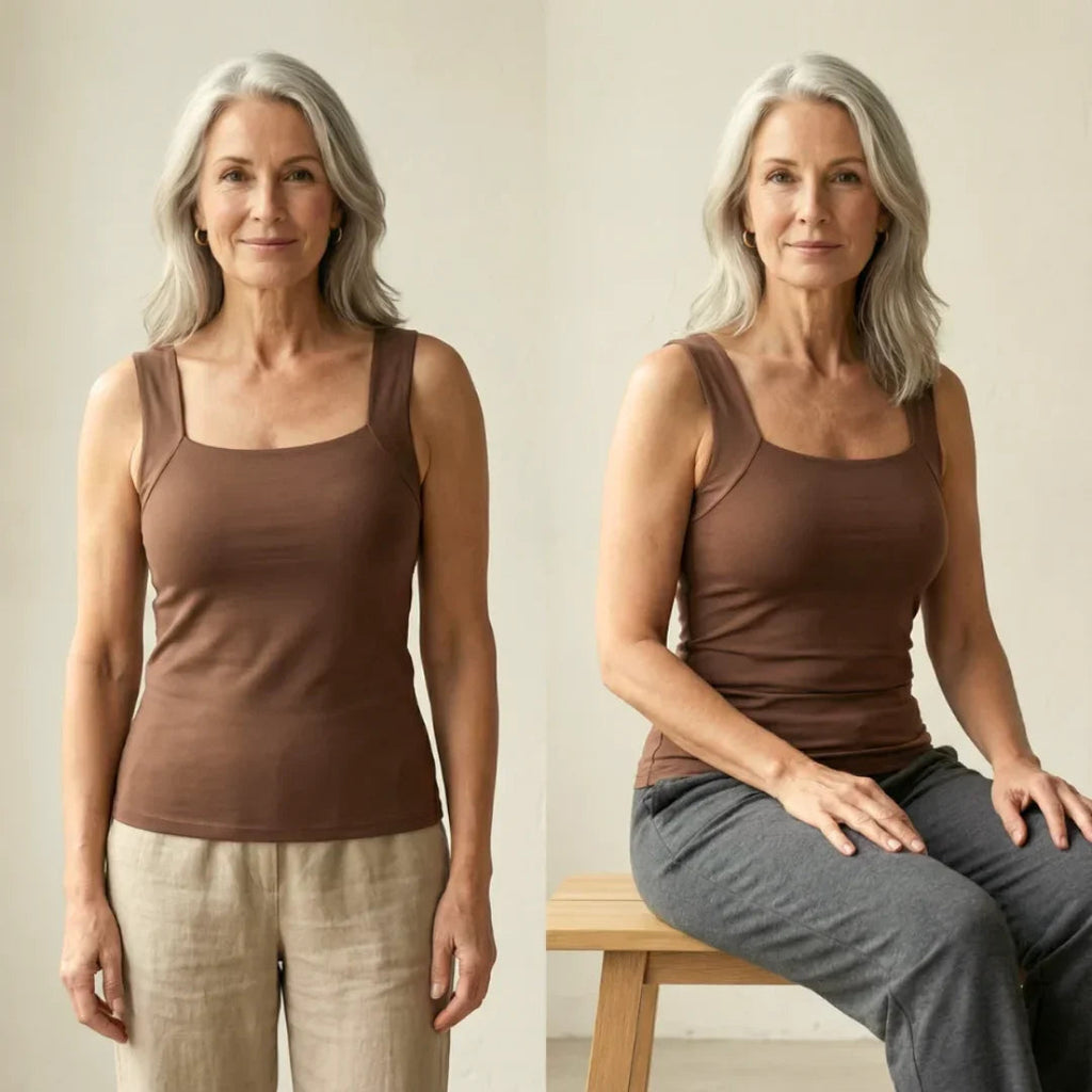 Roxanne | Built In Comfort Bra Tanktop - Eliza-Warszawa