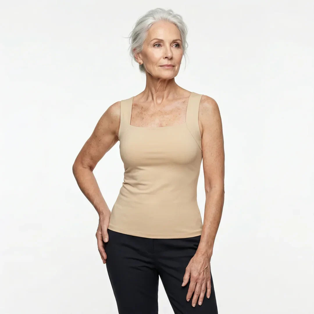 Roxanne | Built In Comfort Bra Tanktop - Eliza-Warszawa