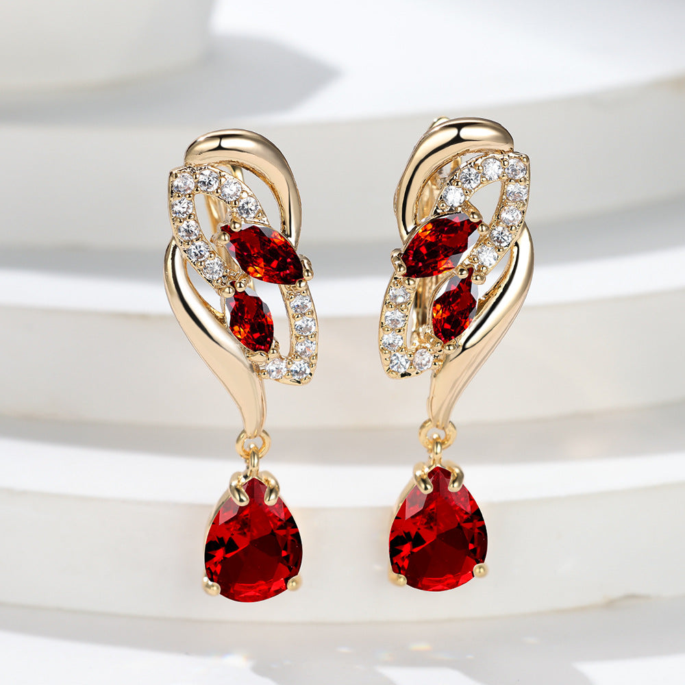Saphara Cindorelle Earrings | Gold - Eliza-Warszawa