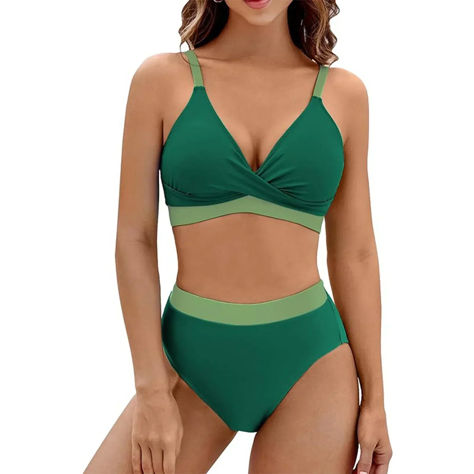 Sarena | Your tummy-shaping bikini set with a stylish V-neck - Eliza-Warszawa