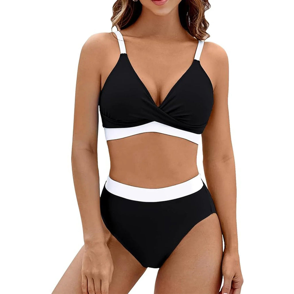 Sarena | Your tummy-shaping bikini set with a stylish V-neck - Eliza-Warszawa