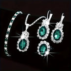 Seloria Grevalyn Jewelry Set | White Gold - Eliza-Warszawa