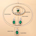 Seloria Grevalyn Jewelry Set | White Gold - Eliza-Warszawa