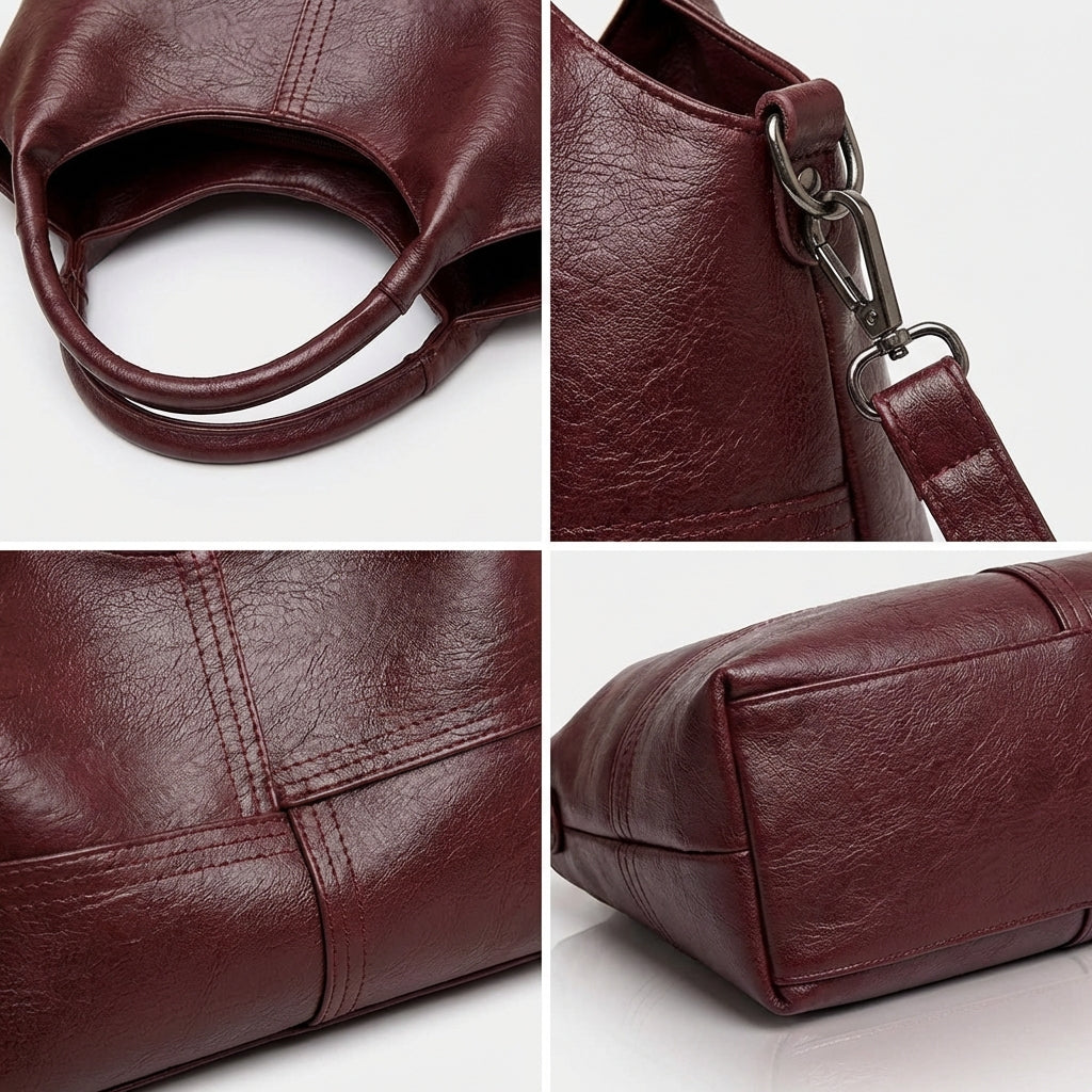 Serenity Leather Handbag - Eliza-Warszawa