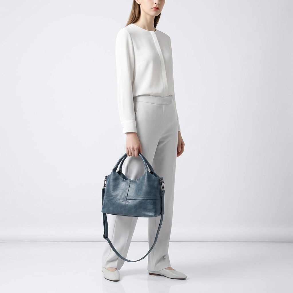 Serenity Leather Handbag - Eliza-Warszawa
