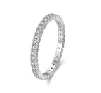 Shining Minimalist Eternity Ring - Eliza-Warszawa