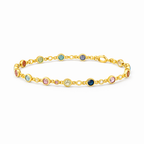 Shining Rainbow Charm Bracelet