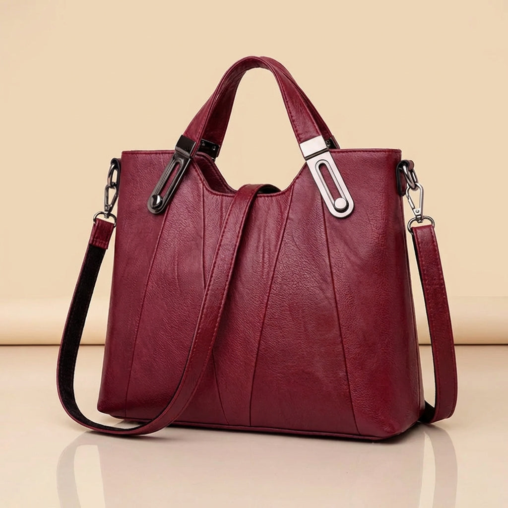 Sienna Leather Handbag - Eliza-Warszawa
