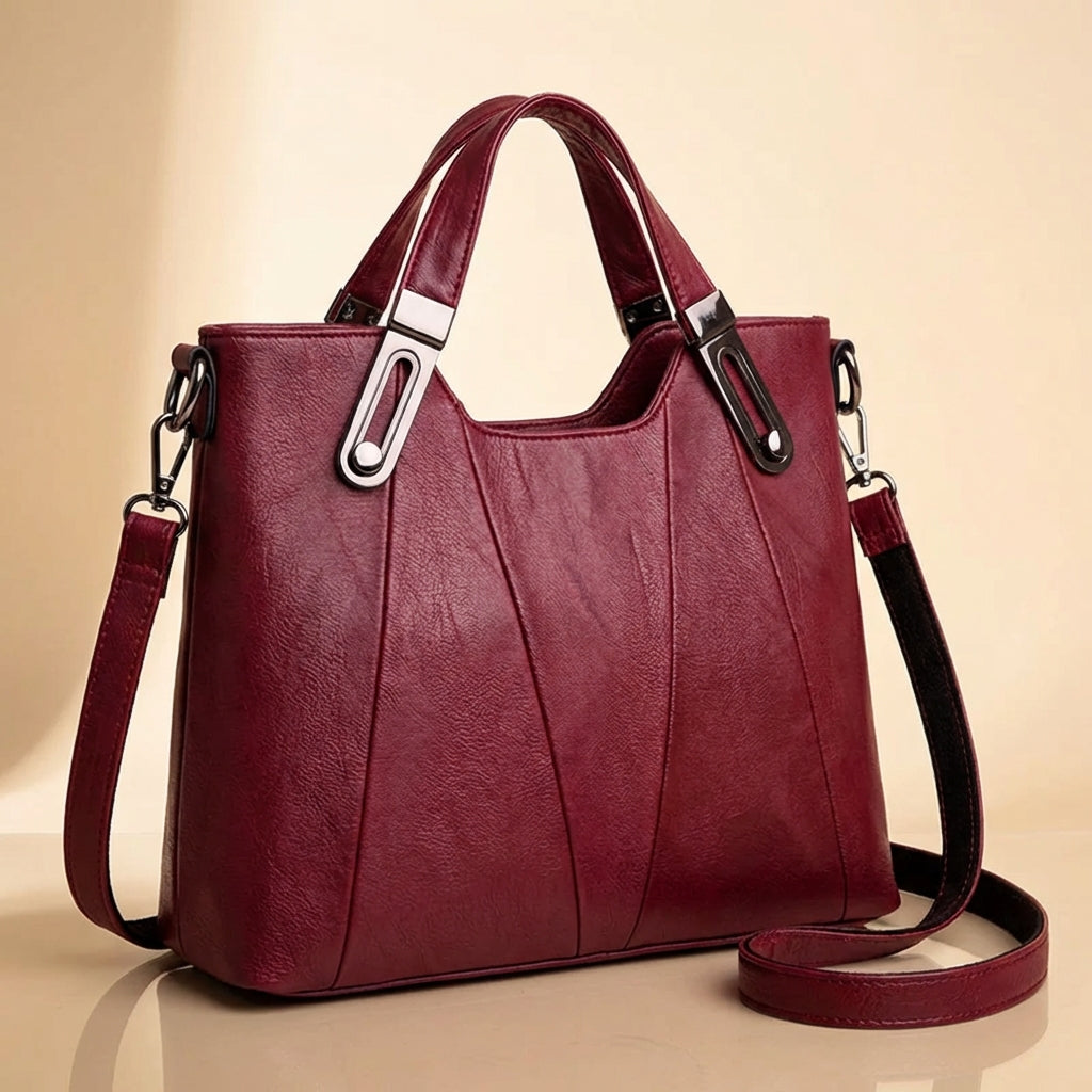Sienna Leather Handbag - Eliza-Warszawa