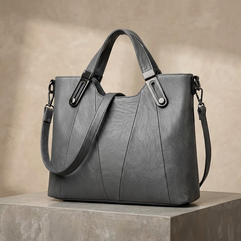 Sienna Leather Handbag - Eliza-Warszawa