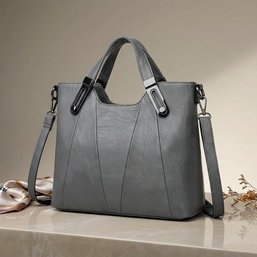 Sienna Leather Handbag - Eliza-Warszawa