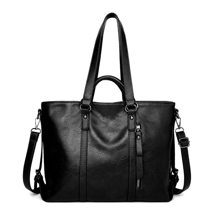 Signe™ | Stylish Large Leather Shoulder Bag - Eliza-Warszawa