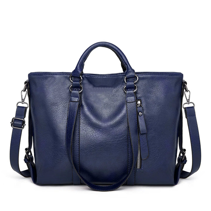 Signe™ | Stylish Large Leather Shoulder Bag - Eliza-Warszawa