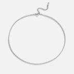 Silver Crystal Necklace