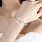 Silver Dreamcatcher Charm Bracelet