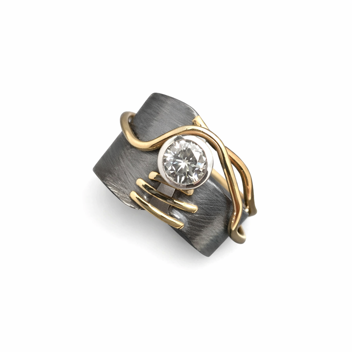 Silver Glow Vintage Ring