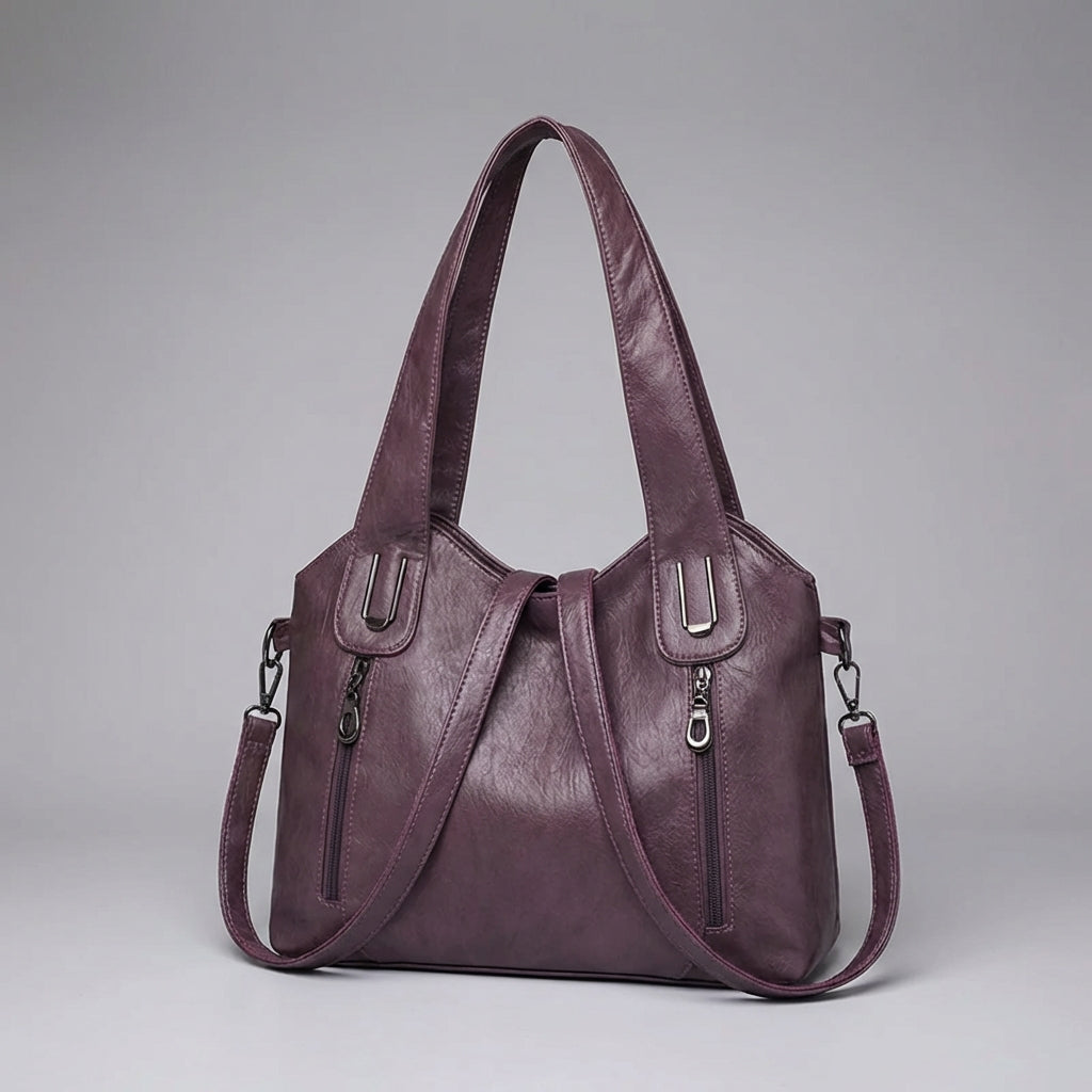 Skylar Leather Handbag - Eliza-Warszawa