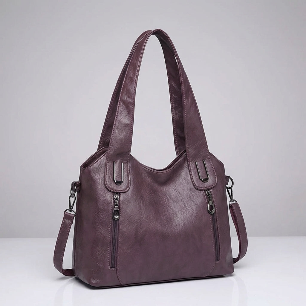 Skylar Leather Handbag - Eliza-Warszawa
