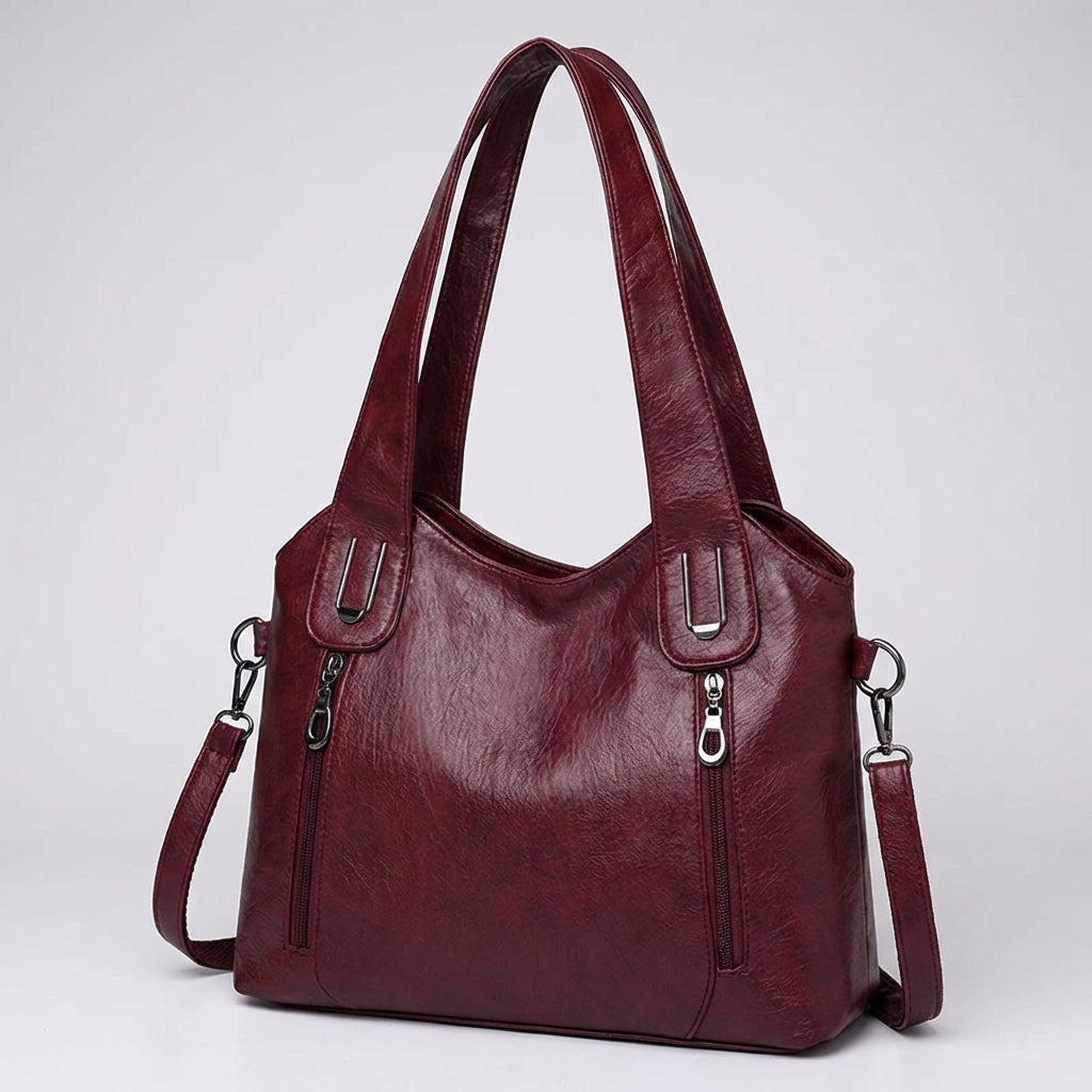 Skylar Leather Handbag - Eliza-Warszawa