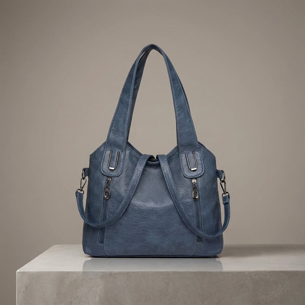 Skylar Leather Handbag - Eliza-Warszawa