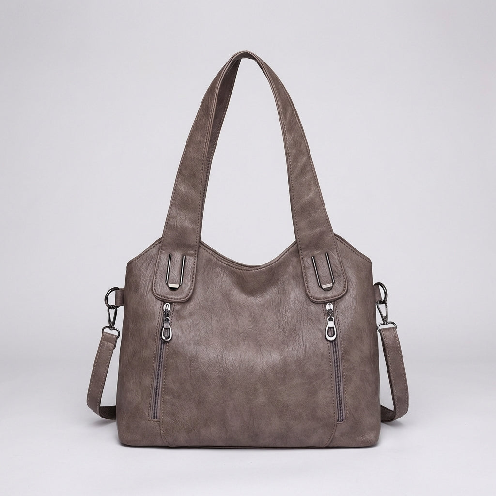 Skylar Leather Handbag - Eliza-Warszawa