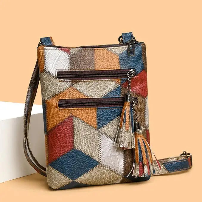 Solana Mosaic Crossbody Bag - Eliza-Warszawa