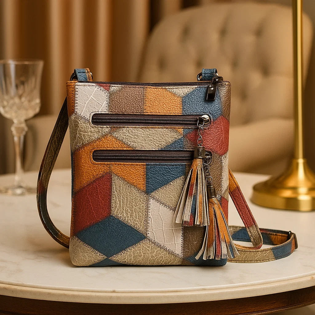 Solana Mosaic Crossbody Bag - Eliza-Warszawa